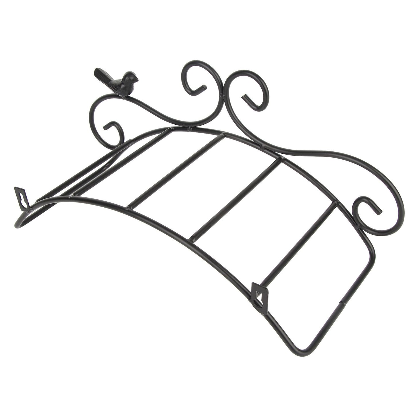 Garden Hose Holder Black Multifunction Antique Style Bird Brackets Water Pipe Storage V1294-YM0523-3111210364411