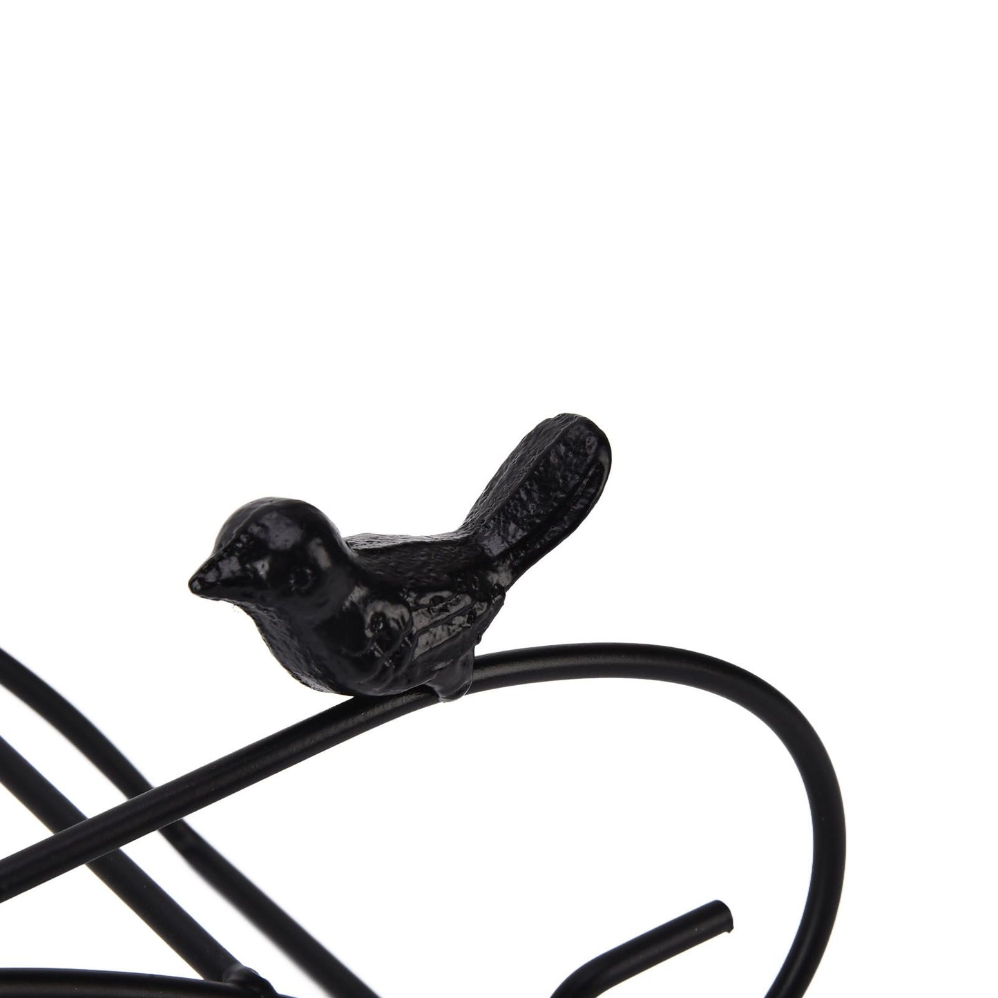 Garden Hose Holder Black Multifunction Antique Style Bird Brackets Water Pipe Storage V1294-YM0523-3111210364411