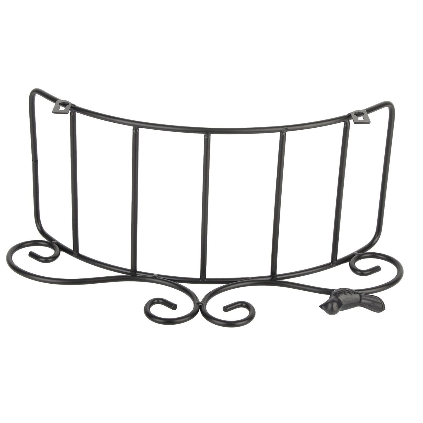 Garden Hose Holder Black Multifunction Antique Style Bird Brackets Water Pipe Storage V1294-YM0523-3111210364411