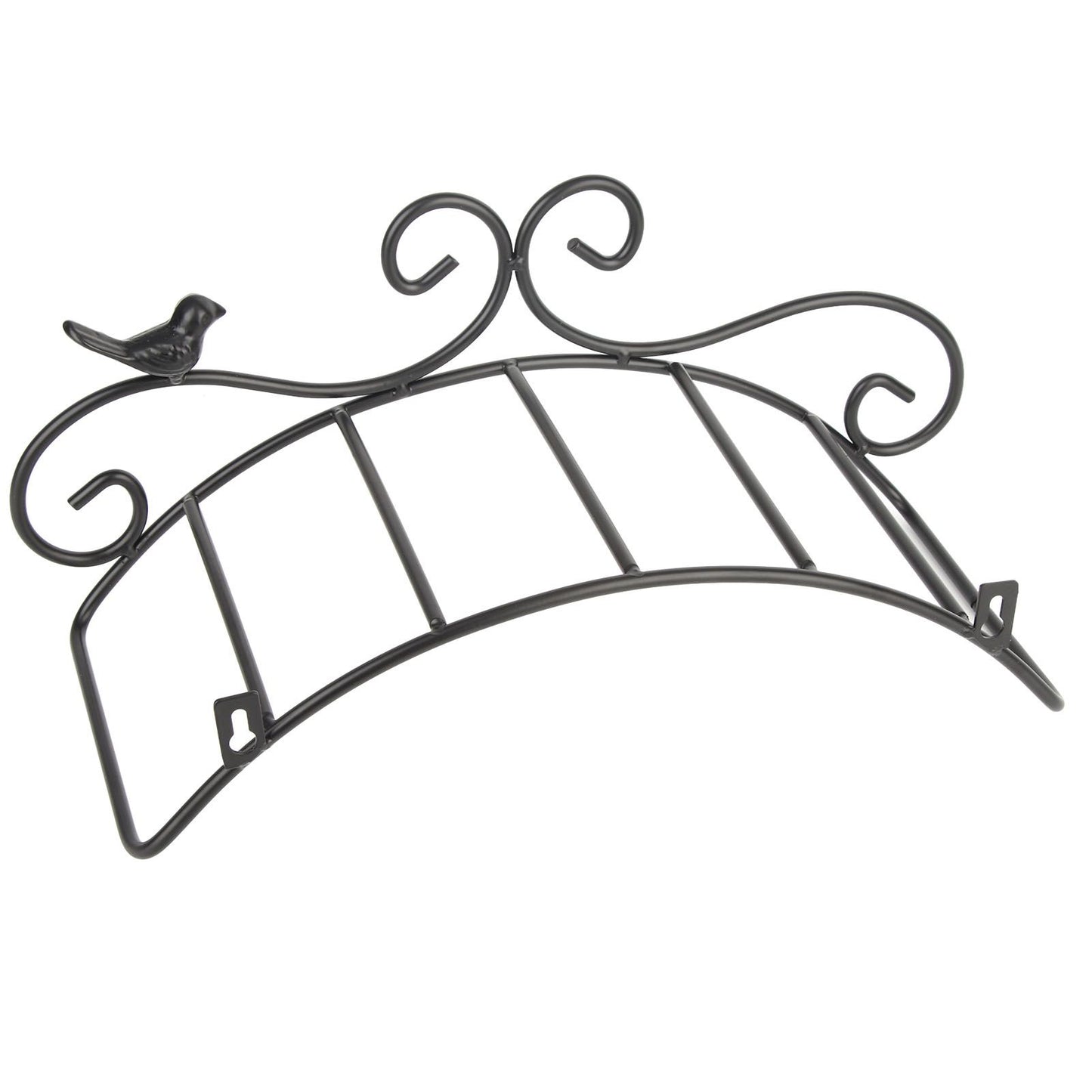 Garden Hose Holder Black Multifunction Antique Style Bird Brackets Water Pipe Storage V1294-YM0523-3111210364411