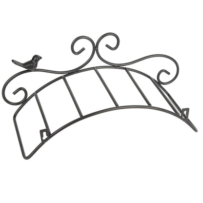 Garden Hose Holder Black Multifunction Antique Style Bird Brackets Water Pipe Storage V1294-YM0523-3111210364411