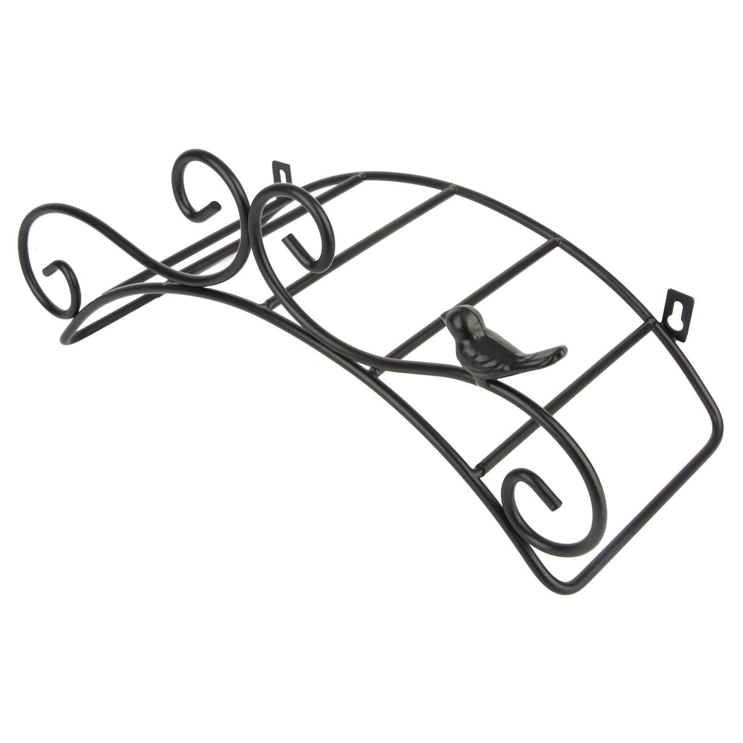 Garden Hose Holder Black Multifunction Antique Style Bird Brackets Water Pipe Storage V1294-YM0523-3111210364411