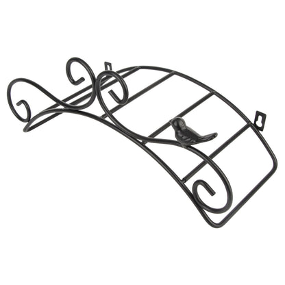 Garden Hose Holder Black Multifunction Antique Style Bird Brackets Water Pipe Storage V1294-YM0523-3111210364411
