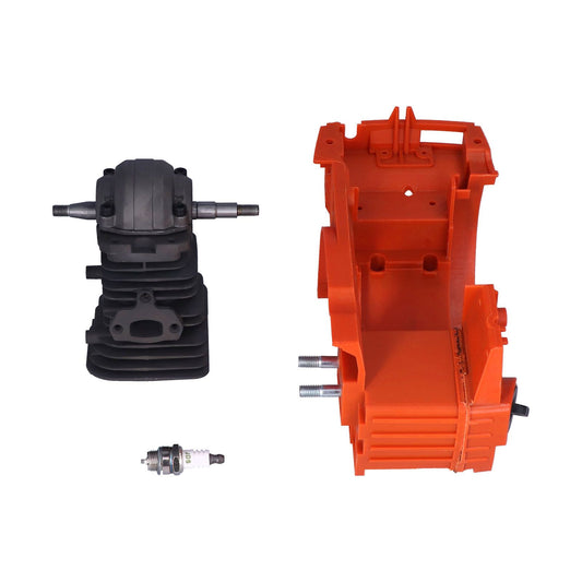 Crankcase Cylinder 40mm Crankcase Cylinder with Spark Plug for Husqvarna 136 137 141 142 Chainsaw 530071991 V1294-YM0523-3111210364511