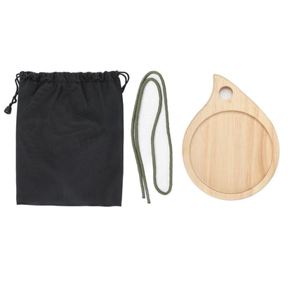Camping Wooden Cutting Board Multi Purpose Small Round Chopping Board Charcuterie Plate for Fruit Snack V1294-YM0523-3111210371511