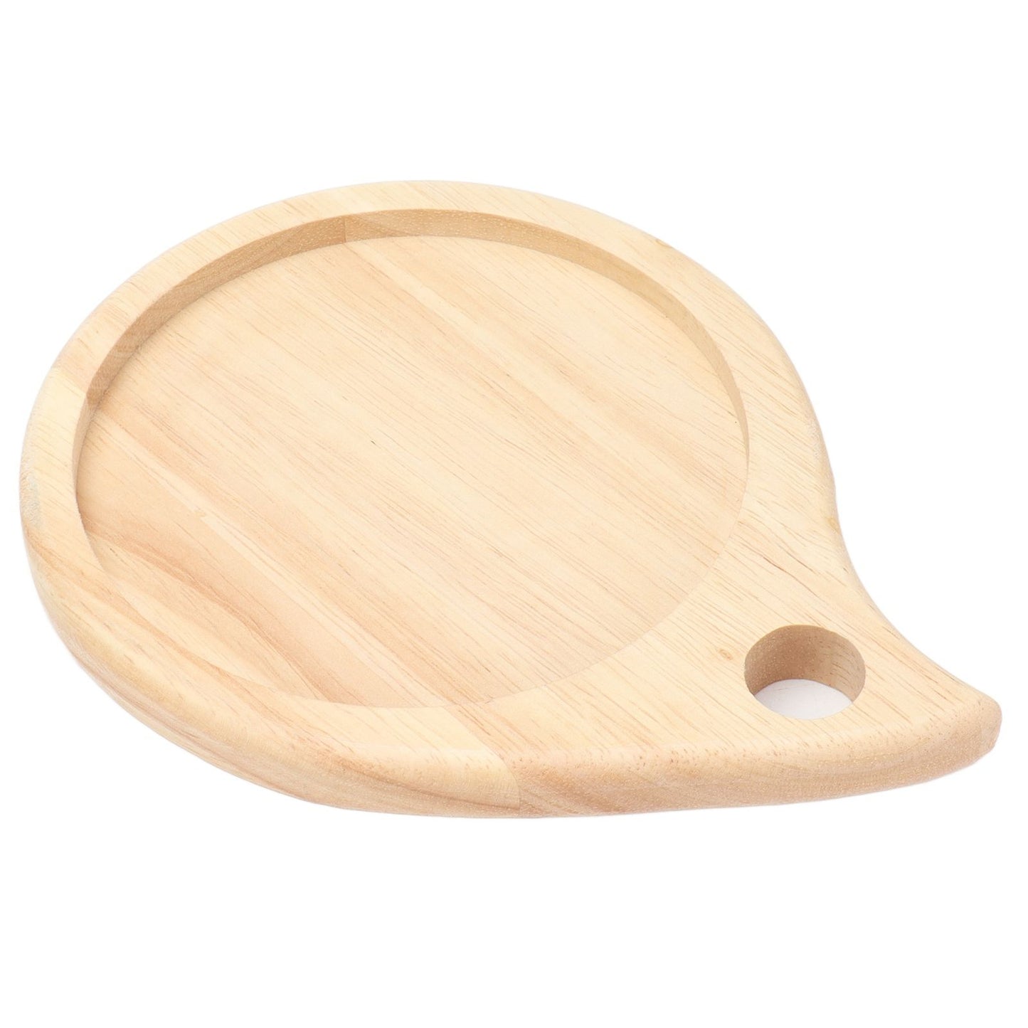 Camping Wooden Cutting Board Multi Purpose Small Round Chopping Board Charcuterie Plate for Fruit Snack V1294-YM0523-3111210371511