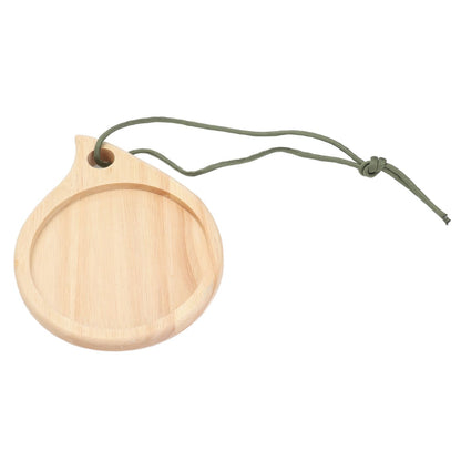 Camping Wooden Cutting Board Multi Purpose Small Round Chopping Board Charcuterie Plate for Fruit Snack V1294-YM0523-3111210371511