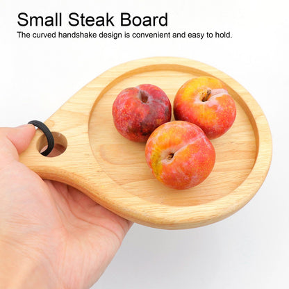 Camping Wooden Cutting Board Multi Purpose Small Round Chopping Board Charcuterie Plate for Fruit Snack V1294-YM0523-3111210371511