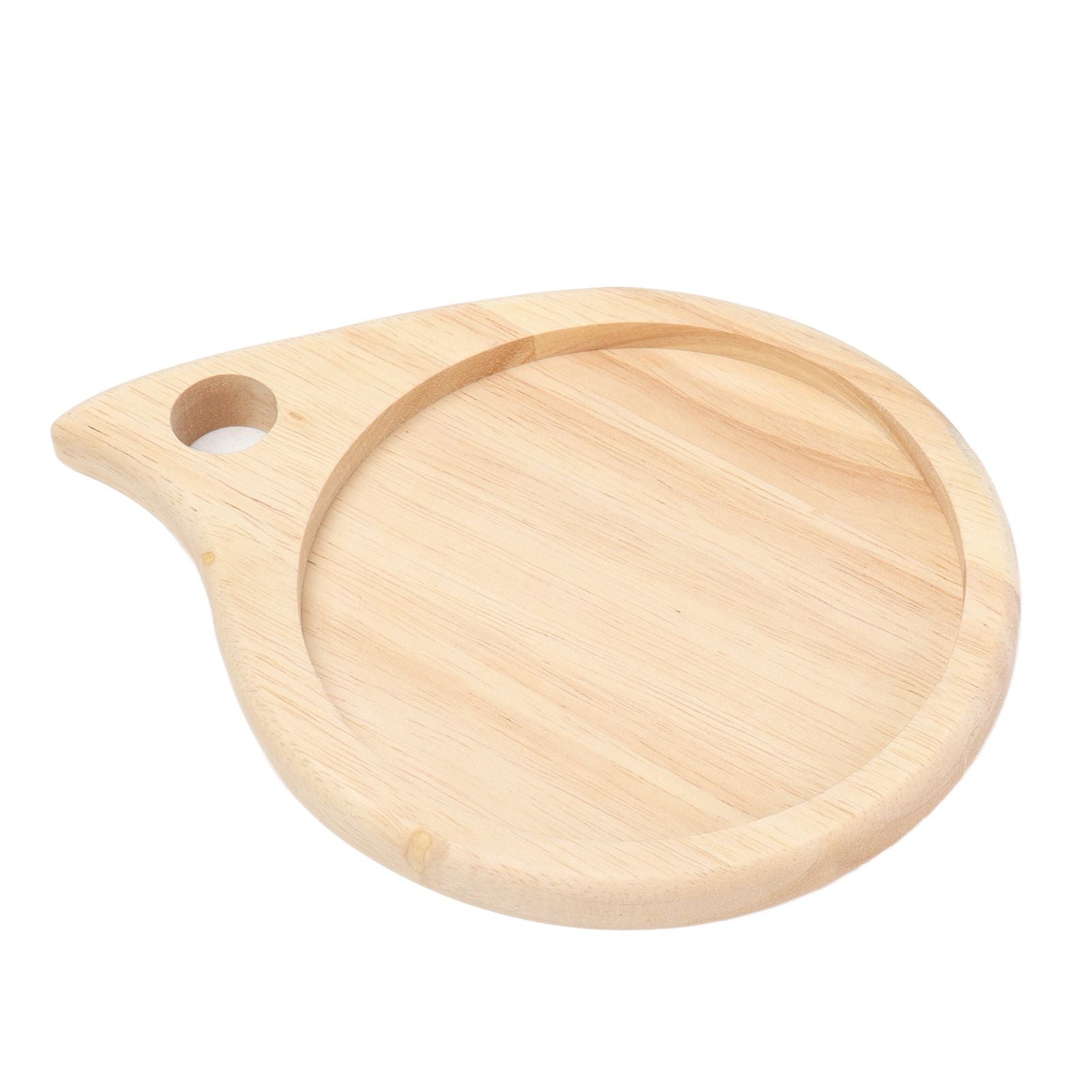 Camping Wooden Cutting Board Multi Purpose Small Round Chopping Board Charcuterie Plate for Fruit Snack V1294-YM0523-3111210371511