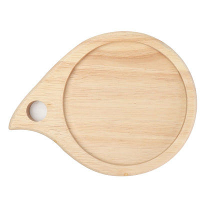 Camping Wooden Cutting Board Multi Purpose Small Round Chopping Board Charcuterie Plate for Fruit Snack V1294-YM0523-3111210371511