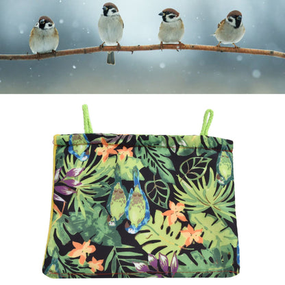 Pet Bird Nest Hammock Triangle Shade Bird Nest Hanging Parrot Hut Tent Bird Cage Toys V1294-YM0523-3111210376811