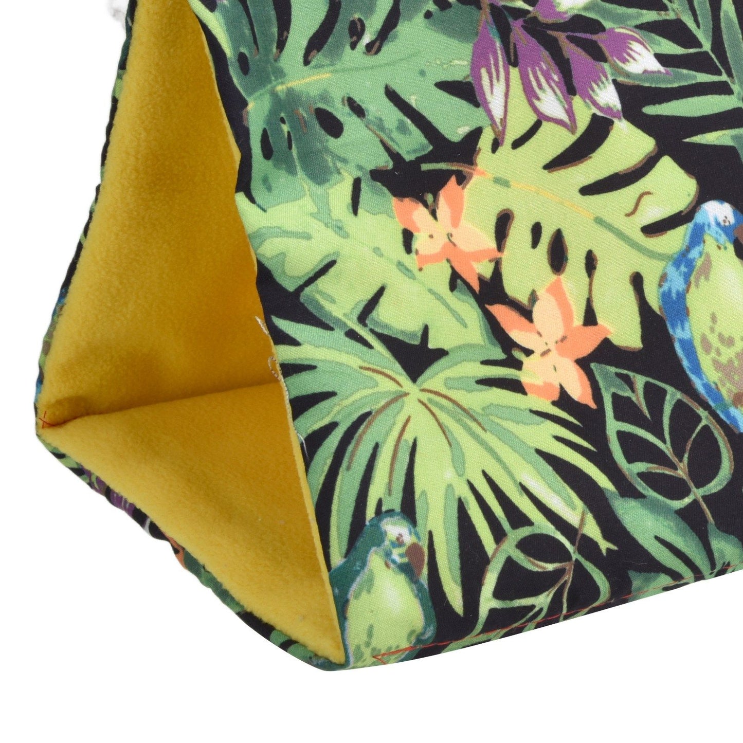 Pet Bird Nest Hammock Triangle Shade Bird Nest Hanging Parrot Hut Tent Bird Cage Toys V1294-YM0523-3111210376811