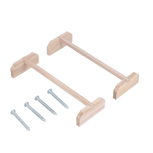 2 Set Chicken Wooden Perches Large Wooden Bird Stand Training Hens Roosting Bar for Rooster Parrots Pet V1294-YM0523-3111210378711