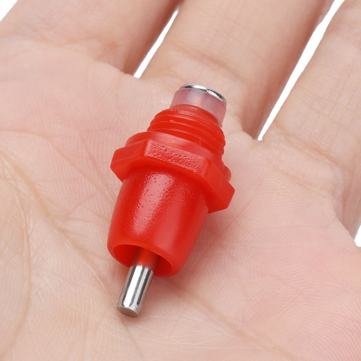 100Pcs Automatic Chicken Water Nipple 3 Way Spring Type Poultry Water Drink Waterer Feeder Farming Supplies V1294-YM0523-3111210380011