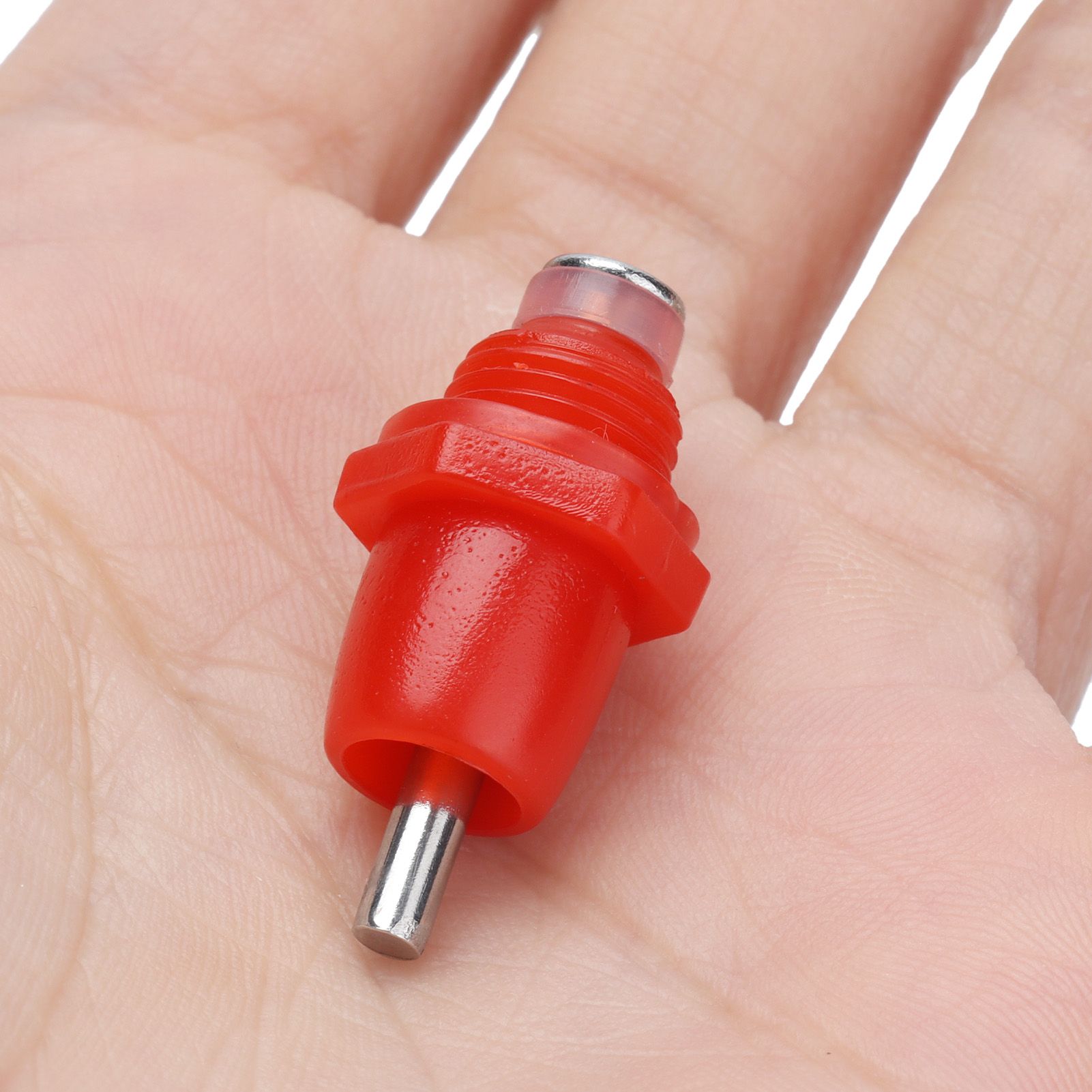 100Pcs Automatic Chicken Water Nipple 3 Way Spring Type Poultry Water Drink Waterer Feeder Farming Supplies V1294-YM0523-3111210380011