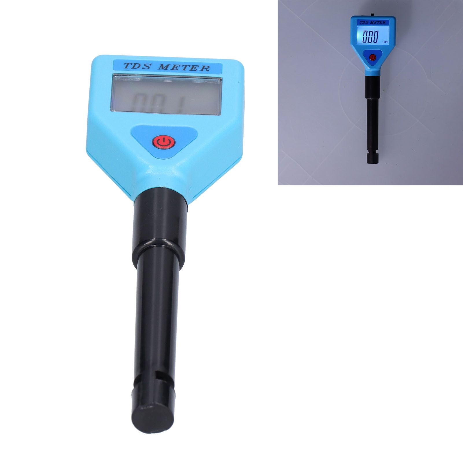 TDS-98306 LCD TDS Tester with Night Light Display Portable Temperature Compensation TDS Gauge for Water V1294-YM0523-3111210380611