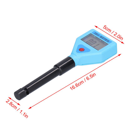 TDS-98306 LCD TDS Tester with Night Light Display Portable Temperature Compensation TDS Gauge for Water V1294-YM0523-3111210380611