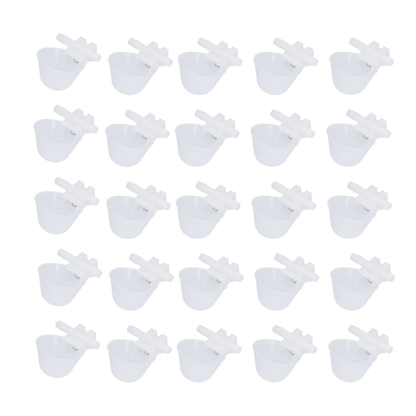 25PCS Chicken Water Bowl Hanging Drinking Bowl Automatic Poultry Drinking Cup Farming Supplies V1294-YM0523-3111210381011
