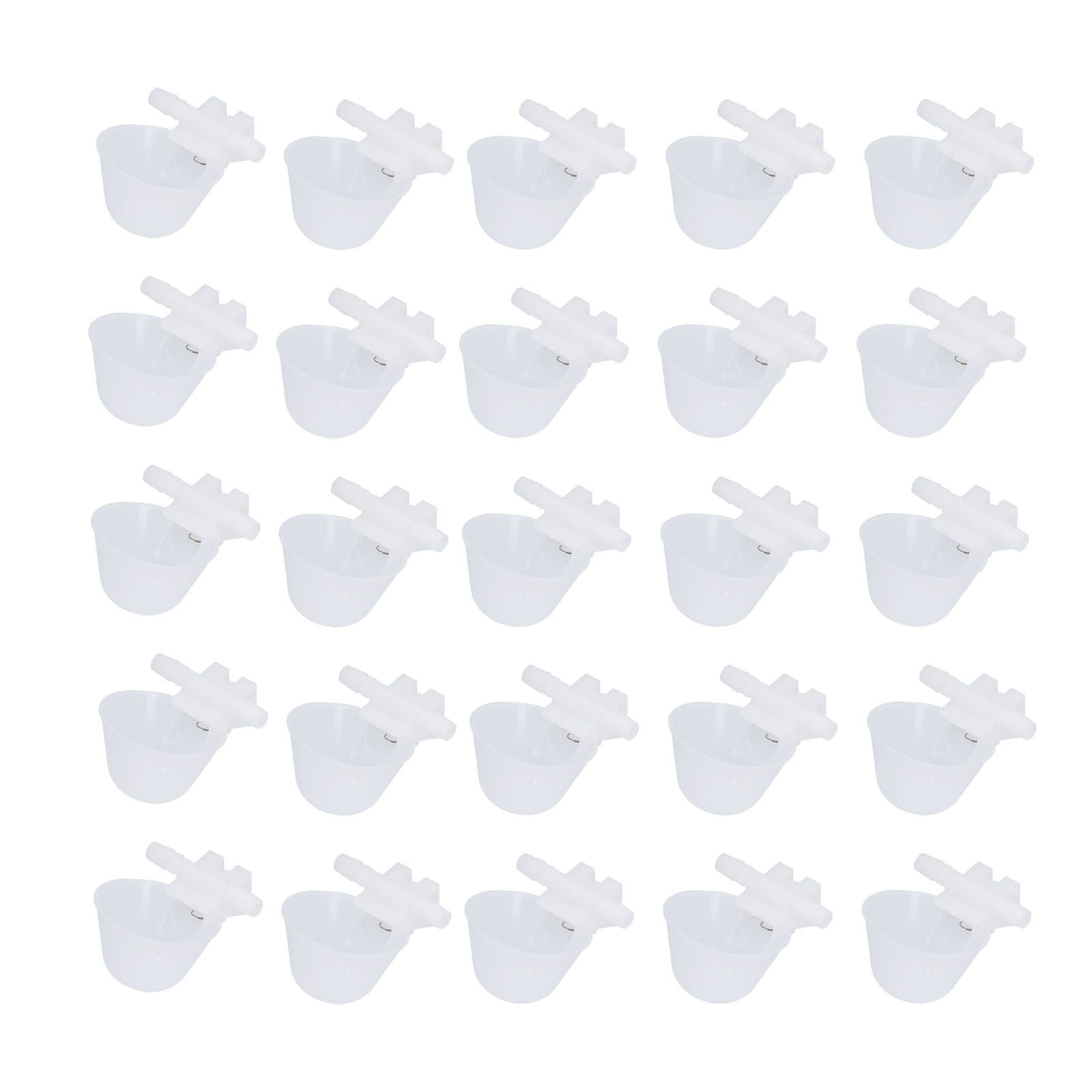 25PCS Chicken Water Bowl Hanging Drinking Bowl Automatic Poultry Drinking Cup Farming Supplies V1294-YM0523-3111210381011