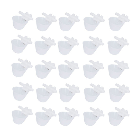 25PCS Chicken Water Bowl Hanging Drinking Bowl Automatic Poultry Drinking Cup Farming Supplies V1294-YM0523-3111210381011