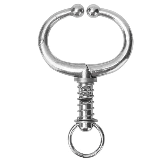 Cattle Nose Ring Stainless Steel Cattle Nose Clamp Bull Cow W Spring Nose Ring for FarmM V1294-YM0523-3111210381112