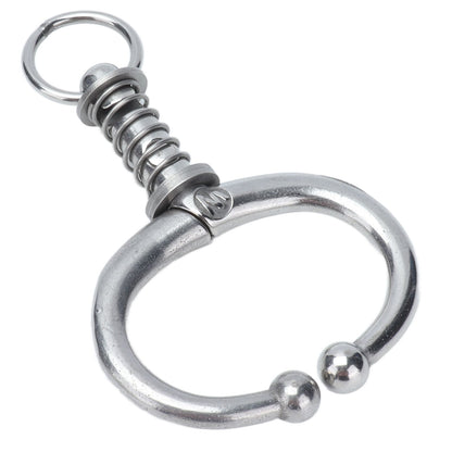 Cattle Nose Ring Stainless Steel Cattle Nose Clamp Bull Cow W Spring Nose Ring for FarmM V1294-YM0523-3111210381112
