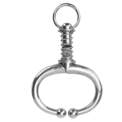 Cattle Nose Ring Stainless Steel Cattle Nose Clamp Bull Cow W Spring Nose Ring for FarmM V1294-YM0523-3111210381112