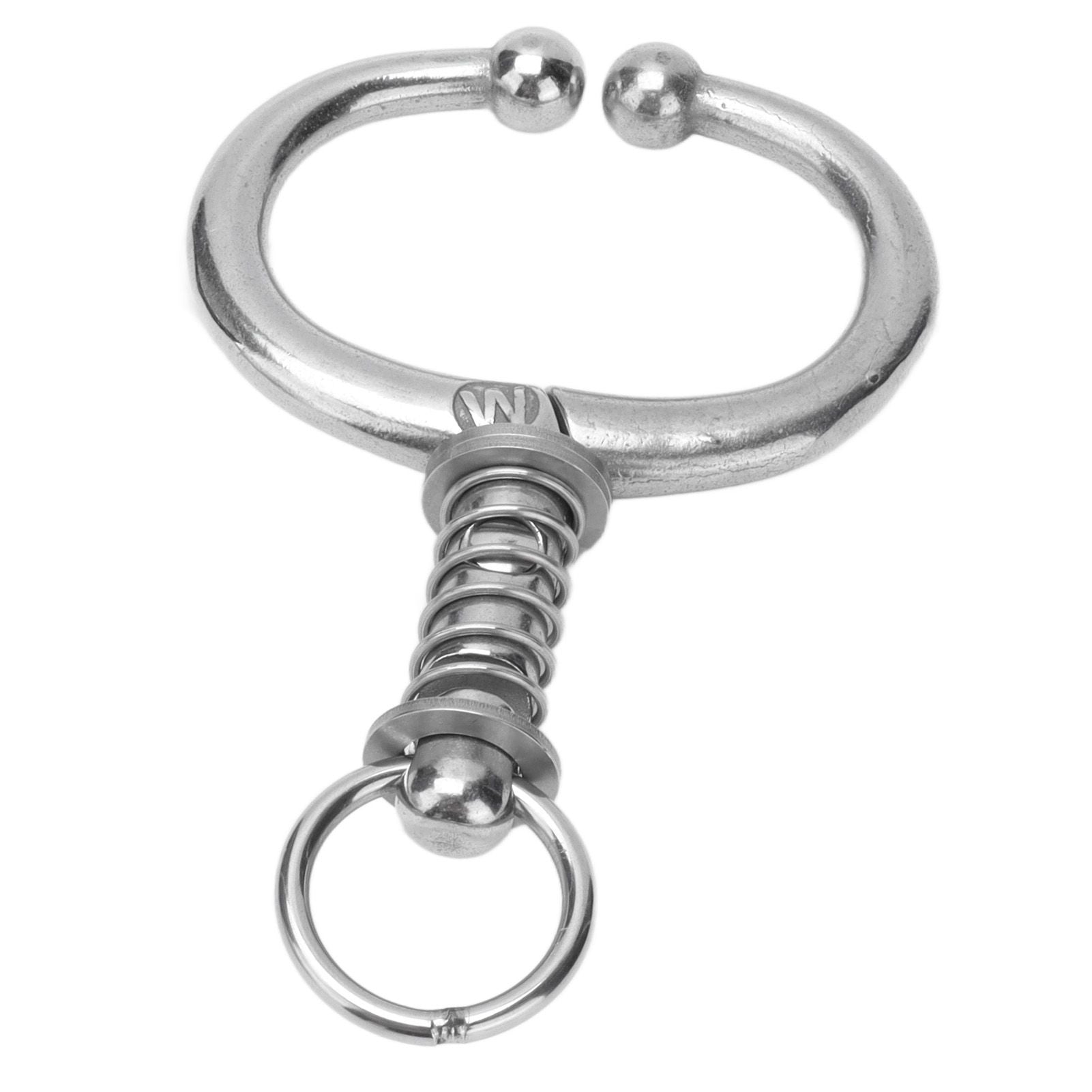 Cattle Nose Ring Stainless Steel Cattle Nose Clamp Bull Cow W Spring Nose Ring for FarmM V1294-YM0523-3111210381112