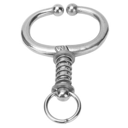 Cattle Nose Ring Stainless Steel Cattle Nose Clamp Bull Cow W Spring Nose Ring for FarmM V1294-YM0523-3111210381112
