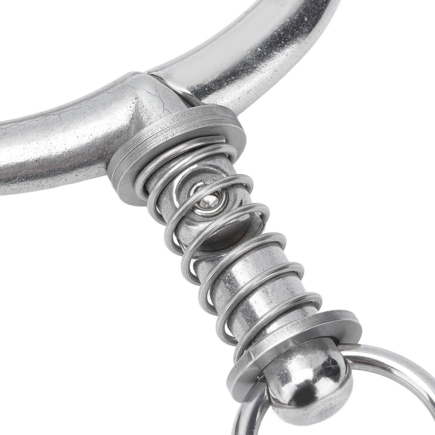 Cattle Nose Ring Stainless Steel Cattle Nose Clamp Bull Cow W Spring Nose Ring for FarmM V1294-YM0523-3111210381112