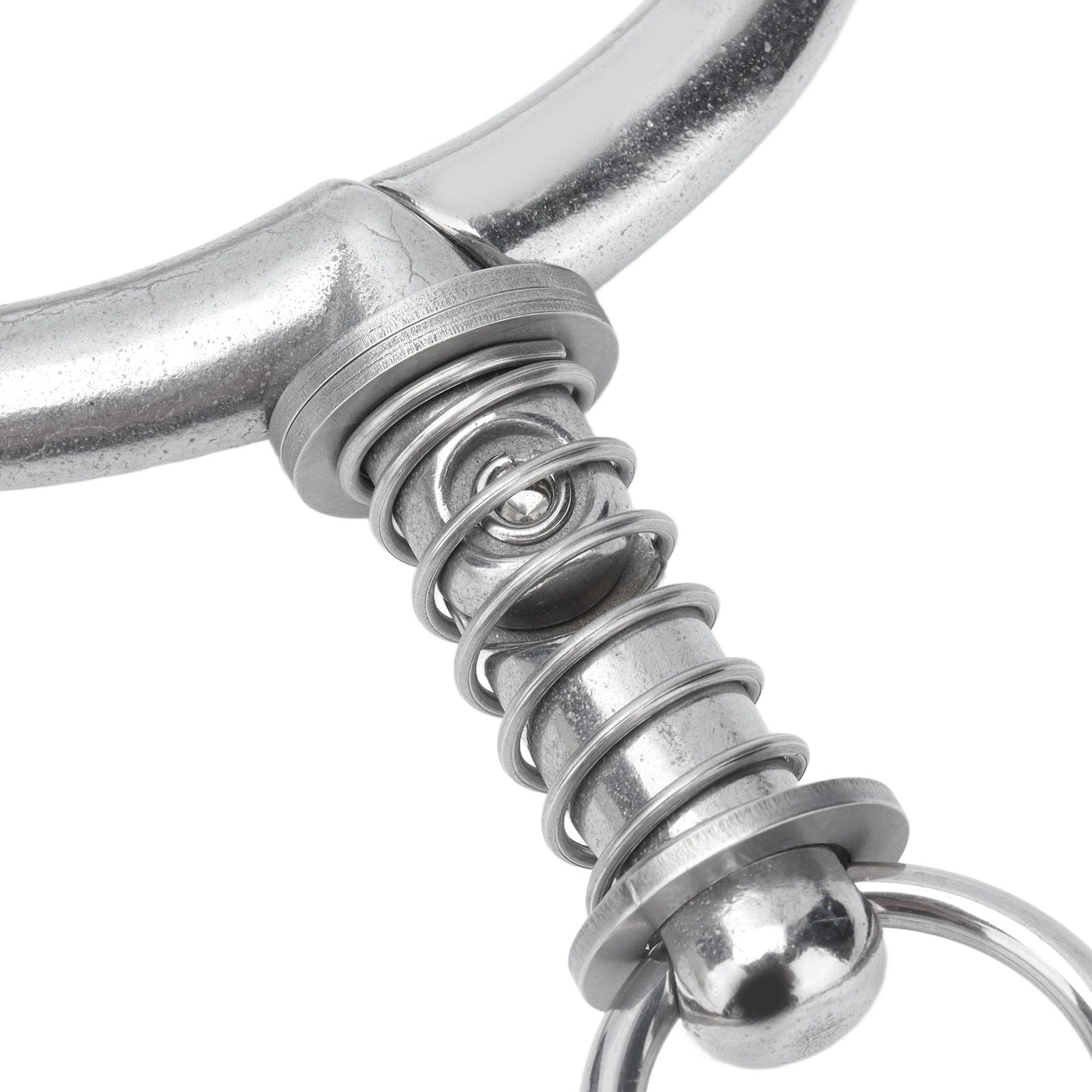Cattle Nose Ring Stainless Steel Cattle Nose Clamp Bull Cow W Spring Nose Ring for FarmM V1294-YM0523-3111210381112