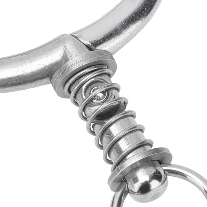 Cattle Nose Ring Stainless Steel Cattle Nose Clamp Bull Cow W Spring Nose Ring for FarmM V1294-YM0523-3111210381112