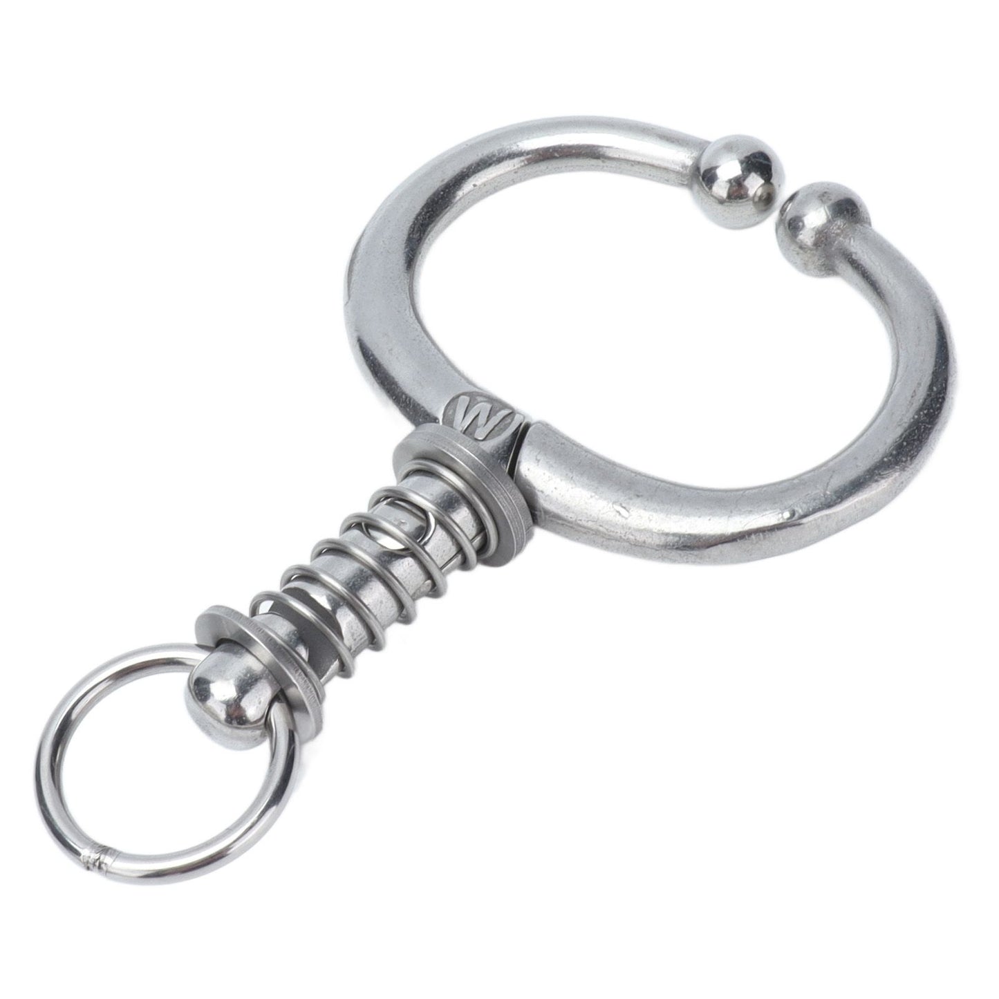Cattle Nose Ring Stainless Steel Cattle Nose Clamp Bull Cow W Spring Nose Ring for FarmM V1294-YM0523-3111210381112