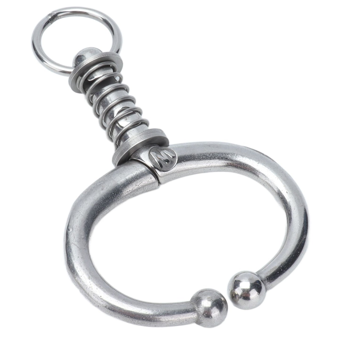 Cattle Nose Ring Stainless Steel Cattle Nose Clamp Bull Cow W Spring Nose Ring for FarmM V1294-YM0523-3111210381112