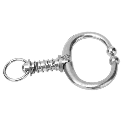 Cattle Nose Ring Stainless Steel Cattle Nose Clamp Bull Cow W Spring Nose Ring for FarmM V1294-YM0523-3111210381112