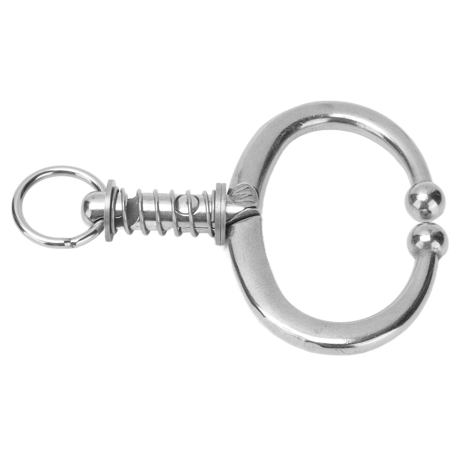 Cattle Nose Ring Stainless Steel Cattle Nose Clamp Bull Cow W Spring Nose Ring for FarmL V1294-YM0523-3111210381113