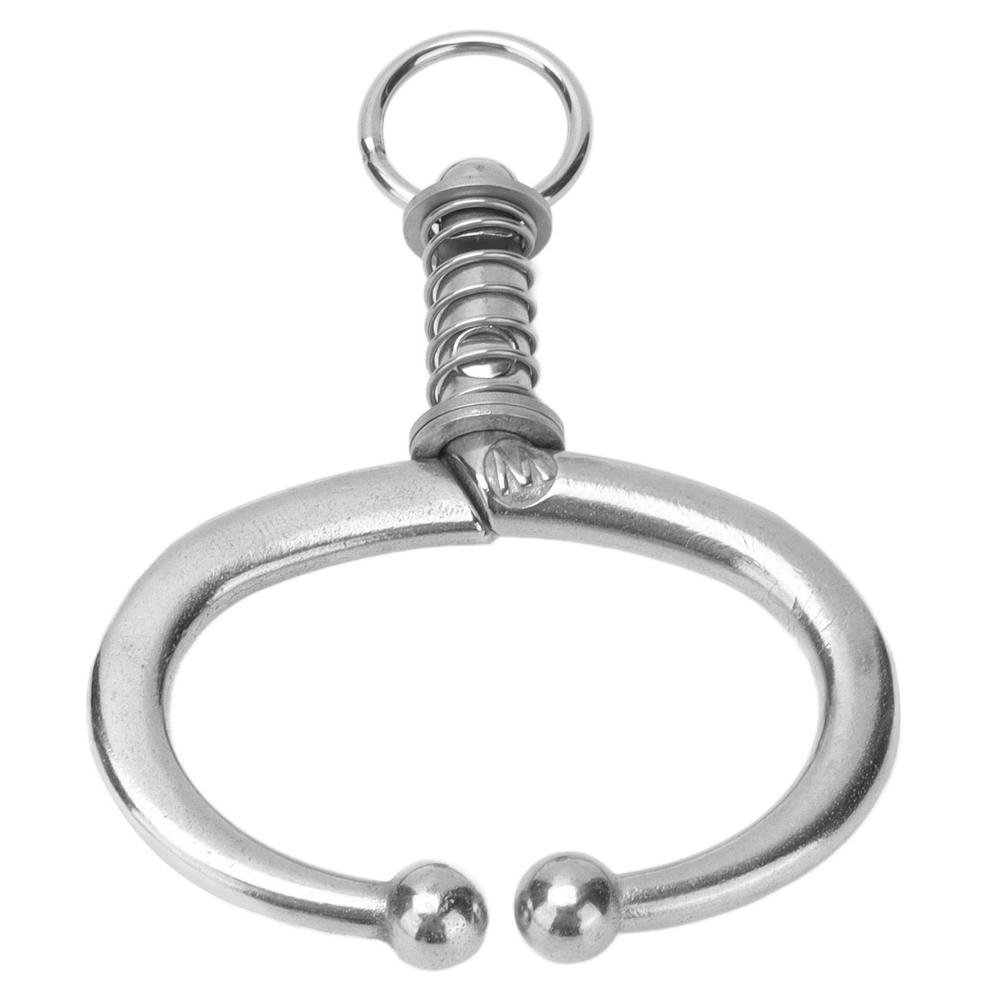 Cattle Nose Ring Stainless Steel Cattle Nose Clamp Bull Cow W Spring Nose Ring for FarmL V1294-YM0523-3111210381113
