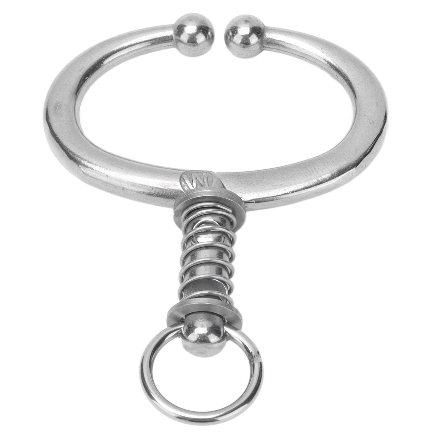 Cattle Nose Ring Stainless Steel Cattle Nose Clamp Bull Cow W Spring Nose Ring for FarmL V1294-YM0523-3111210381113