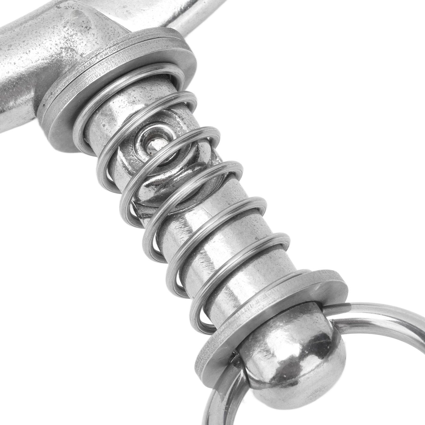 Cattle Nose Ring Stainless Steel Cattle Nose Clamp Bull Cow W Spring Nose Ring for FarmL V1294-YM0523-3111210381113