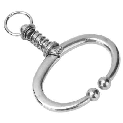Cattle Nose Ring Stainless Steel Cattle Nose Clamp Bull Cow W Spring Nose Ring for FarmL V1294-YM0523-3111210381113