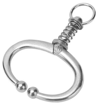 Cattle Nose Ring Stainless Steel Cattle Nose Clamp Bull Cow W Spring Nose Ring for FarmL V1294-YM0523-3111210381113