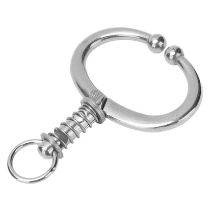 Cattle Nose Ring Stainless Steel Cattle Nose Clamp Bull Cow W Spring Nose Ring for FarmL V1294-YM0523-3111210381113