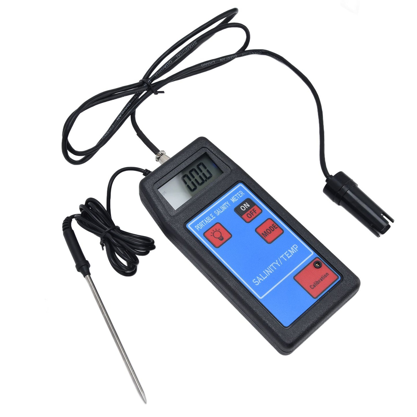 Portable Salinity TEMP Meter Multifunction Water Quality Analyzer for Aquarium Swimming Pool Aquaculture V1294-YM0523-3111210382611