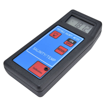 Portable Salinity TEMP Meter Multifunction Water Quality Analyzer for Aquarium Swimming Pool Aquaculture V1294-YM0523-3111210382611