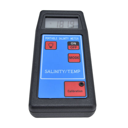 Portable Salinity TEMP Meter Multifunction Water Quality Analyzer for Aquarium Swimming Pool Aquaculture V1294-YM0523-3111210382611