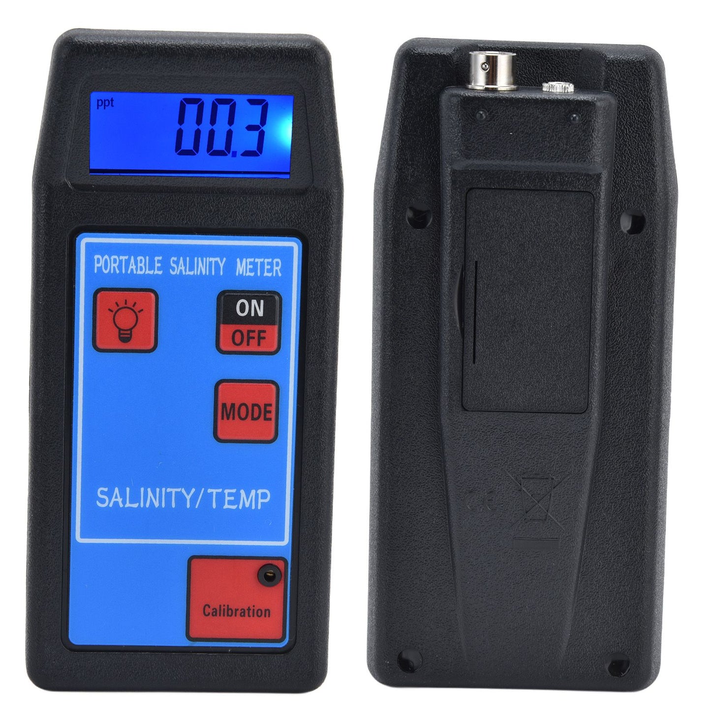 Portable Salinity TEMP Meter Multifunction Water Quality Analyzer for Aquarium Swimming Pool Aquaculture V1294-YM0523-3111210382611