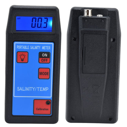 Portable Salinity TEMP Meter Multifunction Water Quality Analyzer for Aquarium Swimming Pool Aquaculture V1294-YM0523-3111210382611