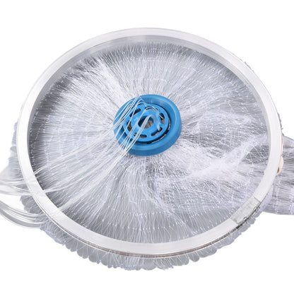 Bait Net American Style Aluminum Ring Monofilament Manual Lightweight Throw Cast Net for Sea Pool V1294-YM0523-3111210383111