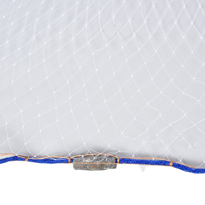 Bait Net American Style Aluminum Ring Monofilament Manual Lightweight Throw Cast Net for Sea Pool V1294-YM0523-3111210383111