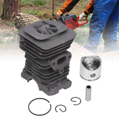 40mm Cylinder Piston Kit Replacement Chainsaw Accessory Parts Fit for Husqvarna 136 137 141 142 V1294-YM0523-3111210384411